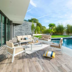 hespéride Conjuntos De Jardín>Juego de jardín PAVANE blanco