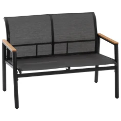 hespéride Conjuntos De Jardín>Juego de jardín RELAX 4 plazas gris oscuro