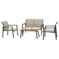 hespéride Conjuntos De Jardín>Juego de jardín relax 4 plazas taupe