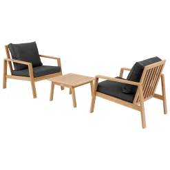 hespéride Conjuntos De Jardín>Juego de jardín TIWI de madera acacia