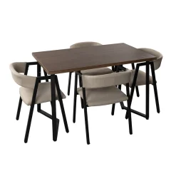 Mesas Para Comer>Juego de mesa y 4 sillas NOOK