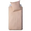 Niños atmosphera4kids Téxtil>Juego funda nórdica y funda de cojín de gasa rosa