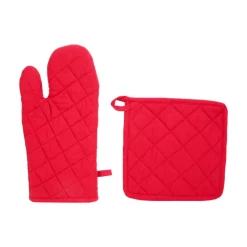 atmosphera Delantales, Asas Y Paños>Juego Manopla+Agarrador Cocina Rojo