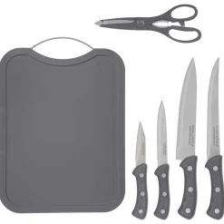 secret d'gourmet Placas Calefactoras Y Tablas De Cortar>Juego Tabla De Cortar+4 Cuchillos