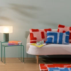 atmosphera Lámparas De Mesa>Lámpara de mesa ASTI verde 36cm