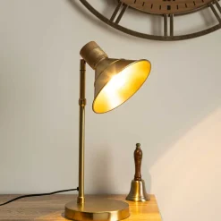 atmosphera Lámparas De Mesa>Lámpara De Mesa Caravane Metal 20x20x45