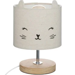 Niños atmosphera4kids Iluminación>Lámpara De Mesa Deco Gato Gris