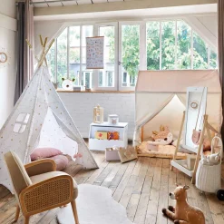 atmosphera Lámparas De Mesa>Lámpara De Mesa Iwata Rectangular 30Cm