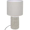 atmosphera Lámparas De Mesa>Lámpara De Mesa Melo Beige 33.5Cm