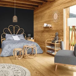 atmosphera Lámparas De Mesa>Lámpara De Mesa Molu Gris 20x34.5Cm