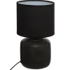 atmosphera Lámparas De Mesa>Lámpara De Mesa Salta Negra 26.5Cm