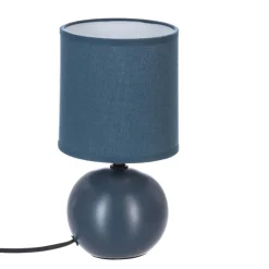 atmosphera Lámparas De Mesa>Lámpara De Mesa Timeo Azul 25Cm