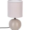 atmosphera Lámparas De Mesa>Lámpara De Mesa Timeo Gris Pardo 25Cm