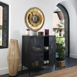 atmosphera Lámparas De Pie>Lámpara De Pie Aissa Beige De Mdf 83Cm