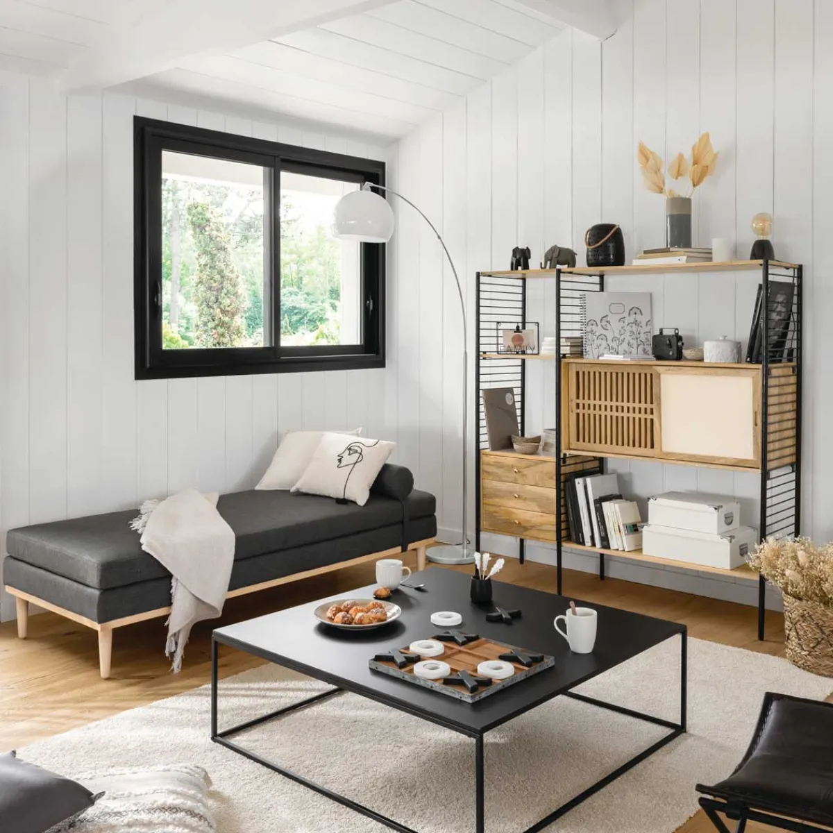 atmosphera Lámparas De Pie>Lámpara De Pie Bola Blanca 185Cm