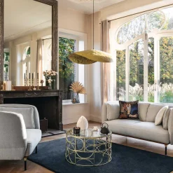 atmosphera Lámparas De Techo>Lámpara de techo ARLO dorada 80cm