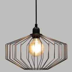 5five Lámparas De Techo>Lámpara De Techo Azur De Metal 30.5x23Cm