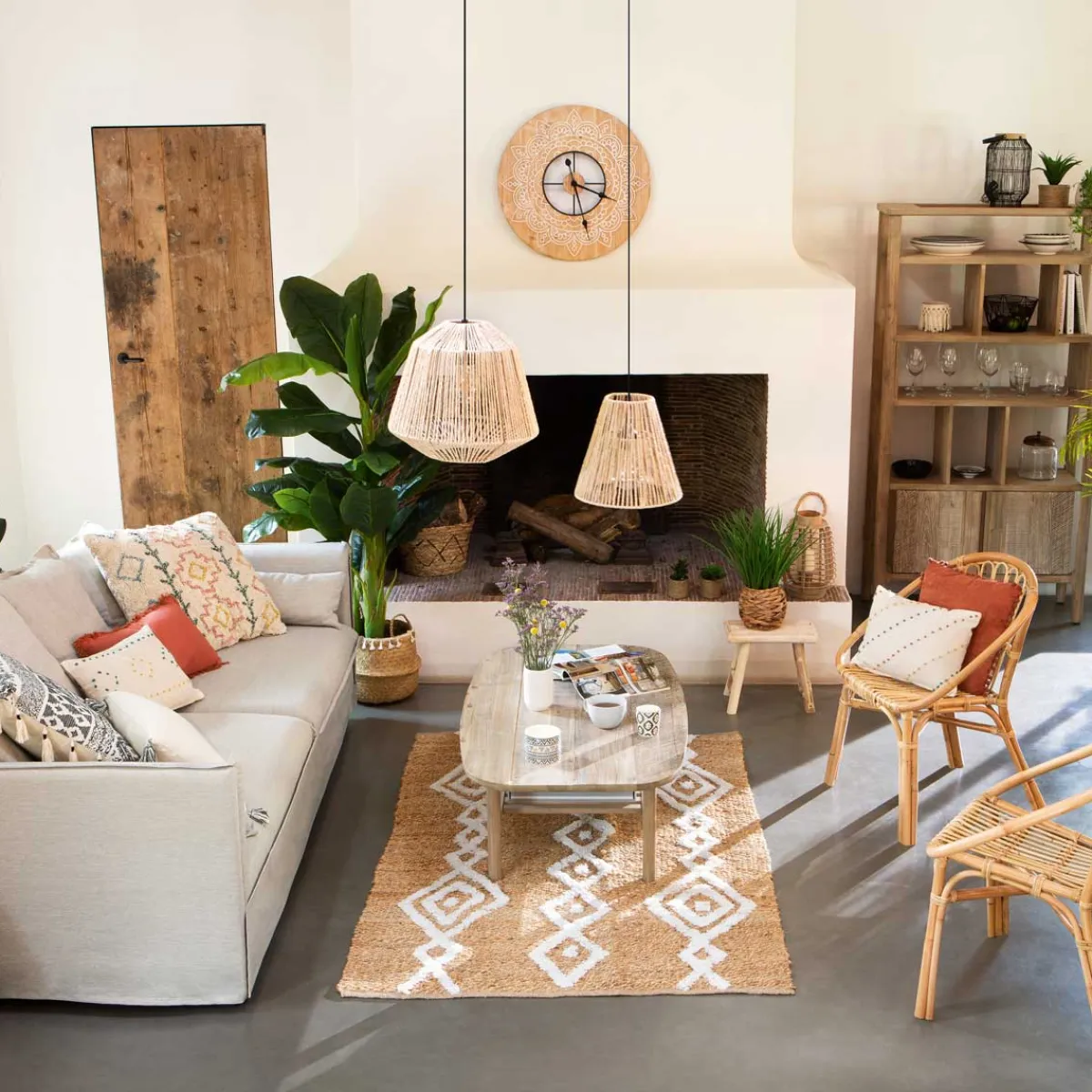 atmosphera Lámparas De Techo>Lámpara De Techo Etnic Jily 29X26Cm