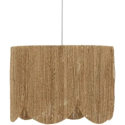 atmosphera Lámparas De Techo>Lámpara De Techo Janice Beige De Yute 38cm