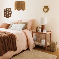 atmosphera Lámparas De Techo>Lámpara De Techo Janice Beige De Yute 38cm