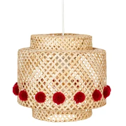 Niños atmosphera4kids Iluminación>Lámpara De Techo Liby Con Pompones 28cm