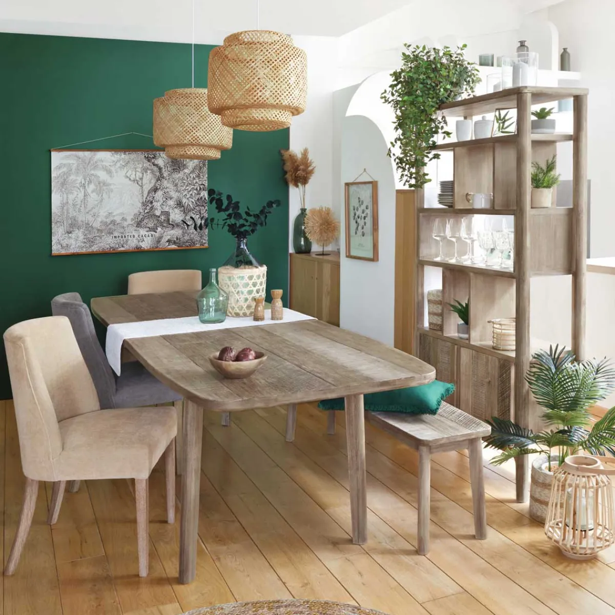 atmosphera Lámparas De Techo>Lámpara De Techo Liby De Bambú 40Cm