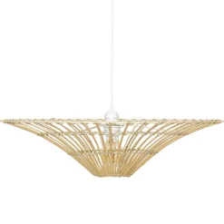 atmosphera Lámparas De Techo>Lámpara de techo MAHE beige de bambú