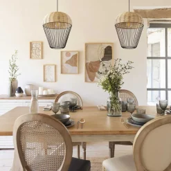 atmosphera Lámparas De Techo>Lámpara De Techo Pvc Y Metal 30.5x35.5Cm