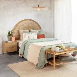 atmosphera Lámparas De Techo|Estilo Rústico>Lámpara de techo TEHANI blanca 57cm