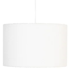 atmosphera Lámparas De Techo|Estilo Étnico>Lámpara De Techo Tina Con Pantalla De Piel Bouclé