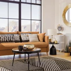 atmosphera Lámparas De Mesa|Estilo Contemporaneo>Lámpara Mesa Kais Base Champán De Metal Martillado