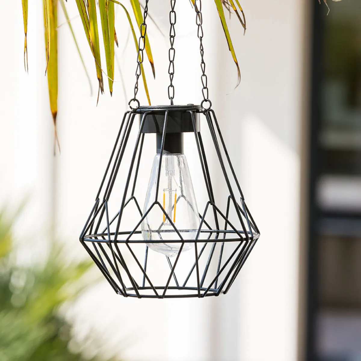 atmosphera Complementos>Lámpara Solar Colgante Negra 19x20.5Cm