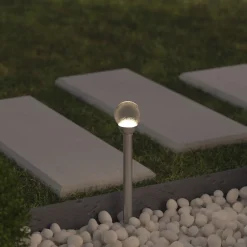 atmosphera Complementos>Lámpara Solar De Acero Inoxidable 6Cm