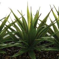 atmosphera Plantas Y Flores Artificiales|Estilo Oriental>Maceta C/3 Plantas Áloe Vera 31x16x17Cm