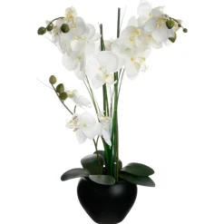 atmosphera Plantas Y Flores Artificiales>Maceta Cerámica C/Orquídea 53Cm
