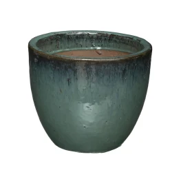 atmosphera Complementos>Maceta Cerámica Verde Tam. 2/3 29.5x24Cm