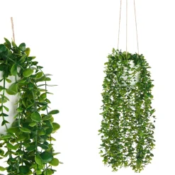 Plantas Y Flores Artificiales>Maceta Colgante Con Planta 22x24x55Cm