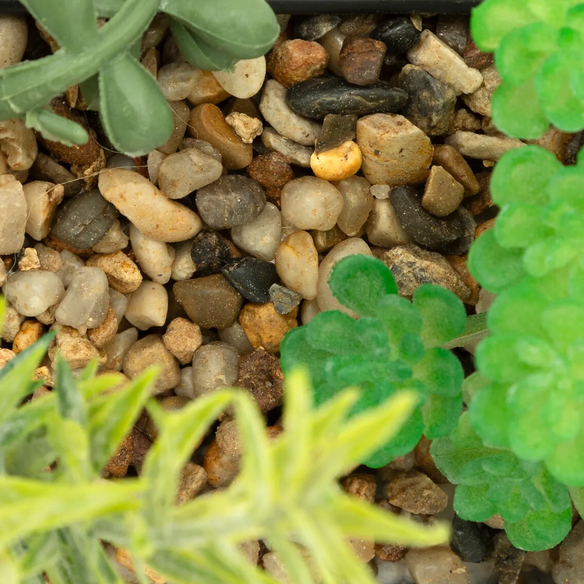 atmosphera Jarrones Y Vasos|Estilo Industrial>Maceta colgante de metal con plantas artificiales