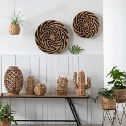 atmosphera Jarrones Y Vasos|Estilo Étnico>Maceta Colgante Tamaño 2/2 26x19Cm