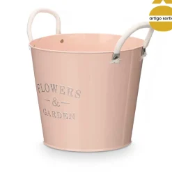 Jarrones Y Vasos>Maceta de metal 23cm