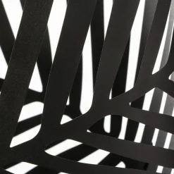 atmosphera Jarrones Y Vasos|Estilo Contemporaneo>Maceta Decorativa Con Hojas Metálica Con Soporte