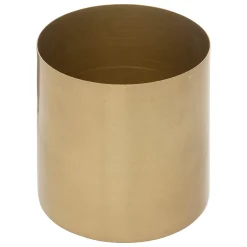 atmosphera Jarrones Y Vasos>Maceta Redonda Metal Tam. 1/3 10x10Cm