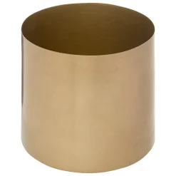 atmosphera Jarrones Y Vasos>Maceta Redonda Metal Tam. 3/3 13x13Cm