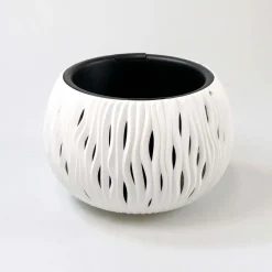 Complementos>Maceta Sandy Bowl Blanca 29x20Cm