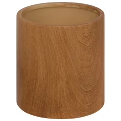 atmosphera Jarrones Y Vasos|Estilo Rústico>Maceta SOA de cerámica efecto madera 11,6cm