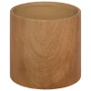 atmosphera Jarrones Y Vasos|Estilo Rústico>Maceta SOA de cerámica efecto madera 13,4cm