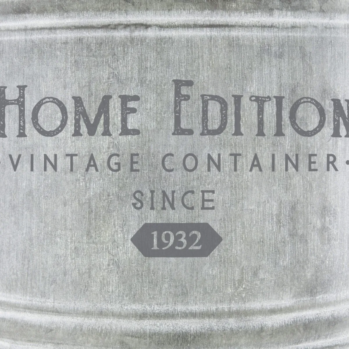 atmosphera Jarrones Y Vasos|Estilo Rústico>Maceta Tamaño 2/2 22.5x24.3Cm Zinc