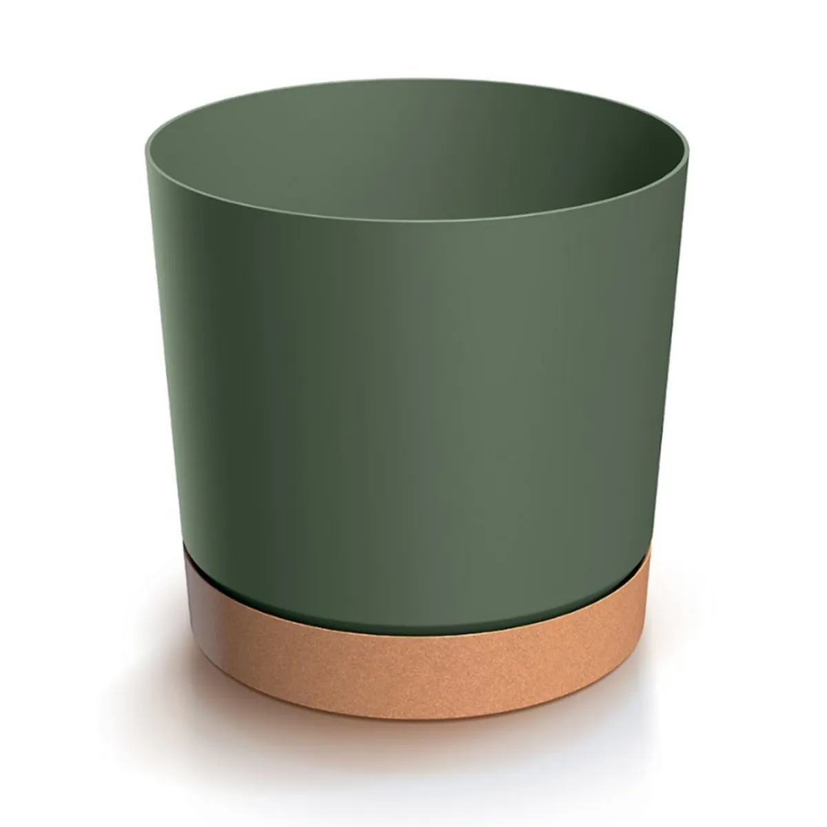 Complementos>Maceta TUBO PM verde 32,6x33,8x33,8cm