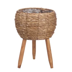 Jarrones Y Vasos|Estilo Étnico>Macetero fibra natural 37cm