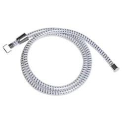 Accesorios De Baño>Manguera De Ducha Flexible De Pvc Blanca